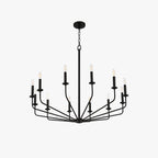 Silva Lustre Linéaire LED Moderne, Métal, Noir, Salon - Neutralighting
