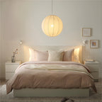 Ritta Suspension sphérique Minimaliste Métal/Tissu Blanc Salon - Neutralighting