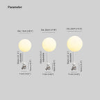 Aria Lune LED Applique Murale Blanc Résine Chambre Des Enfants - Neutralighting