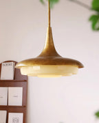 Tabit Suspension Vieilli Laiton Stratifié Verre - Neutralighting