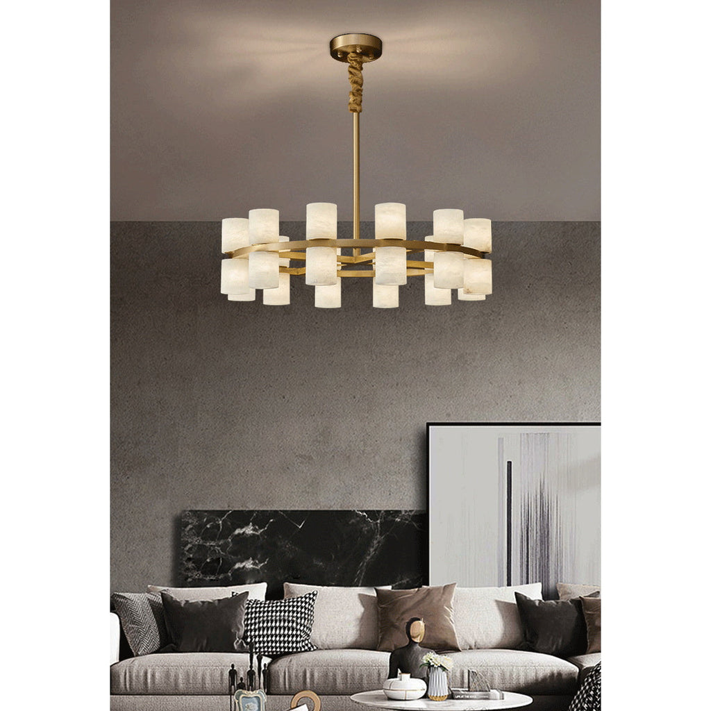 Etalir Postmodern Luxe Albâtre Lustre - Neutralighting
