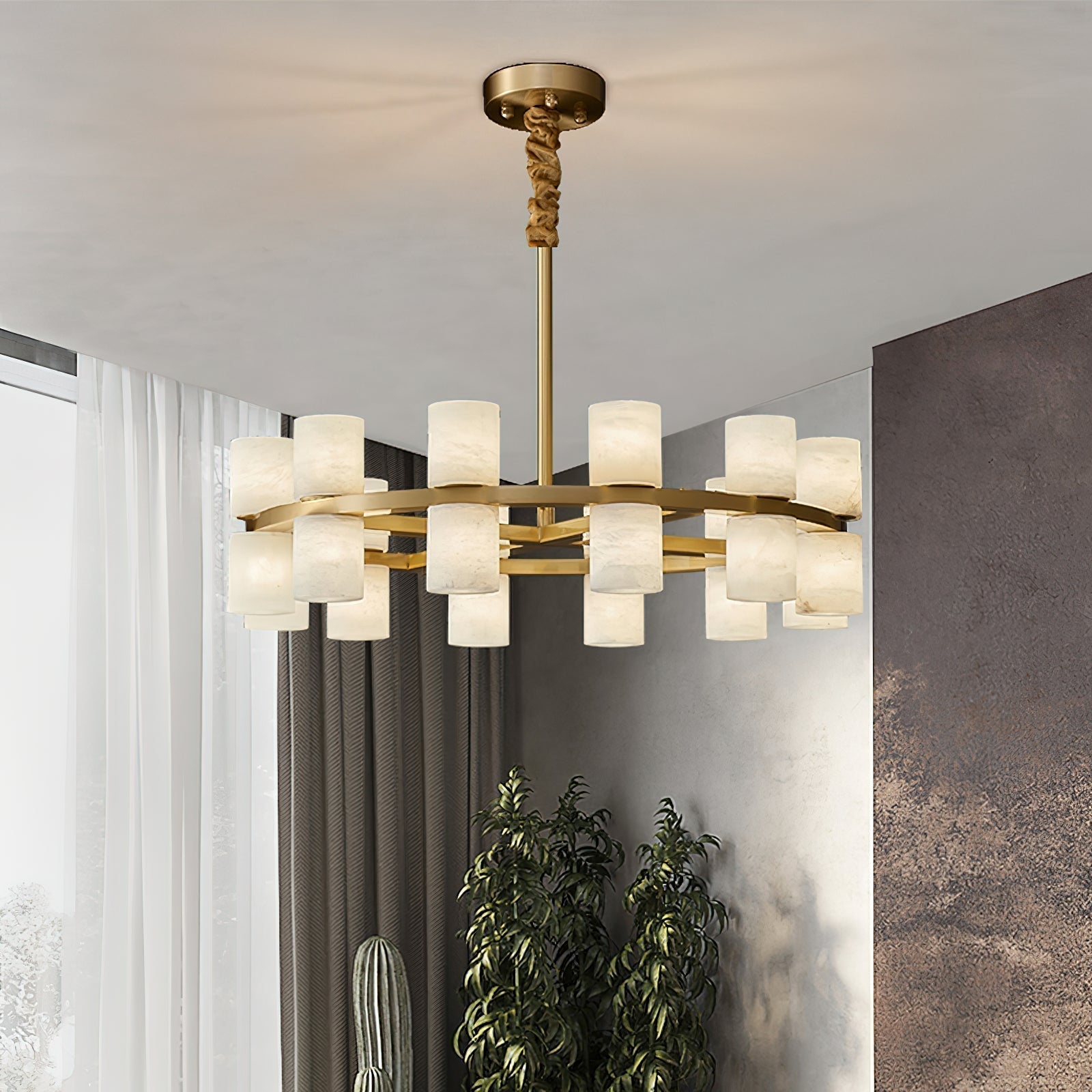 Etalir Postmodern Luxe Albâtre Lustre - Neutralighting