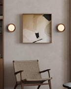 Aetherin Applique murale avec cadre en bois, style minimaliste - Neutralighting