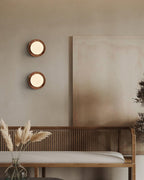 Aetherin Applique murale avec cadre en bois, style minimaliste - Neutralighting