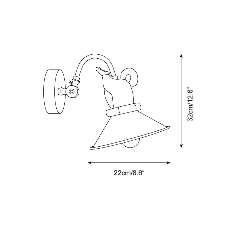 Taily Applique Murale Chien Plongeur - Neutralighting