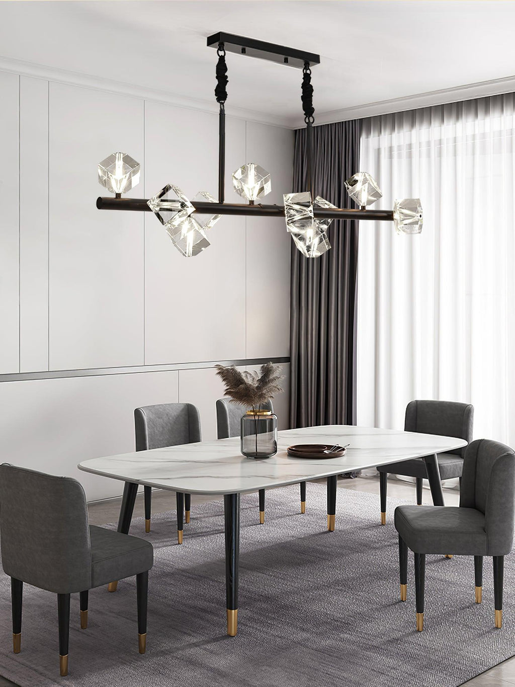 Eurthiel Lustre Pendentif Cristal Luxe - Neutralighting