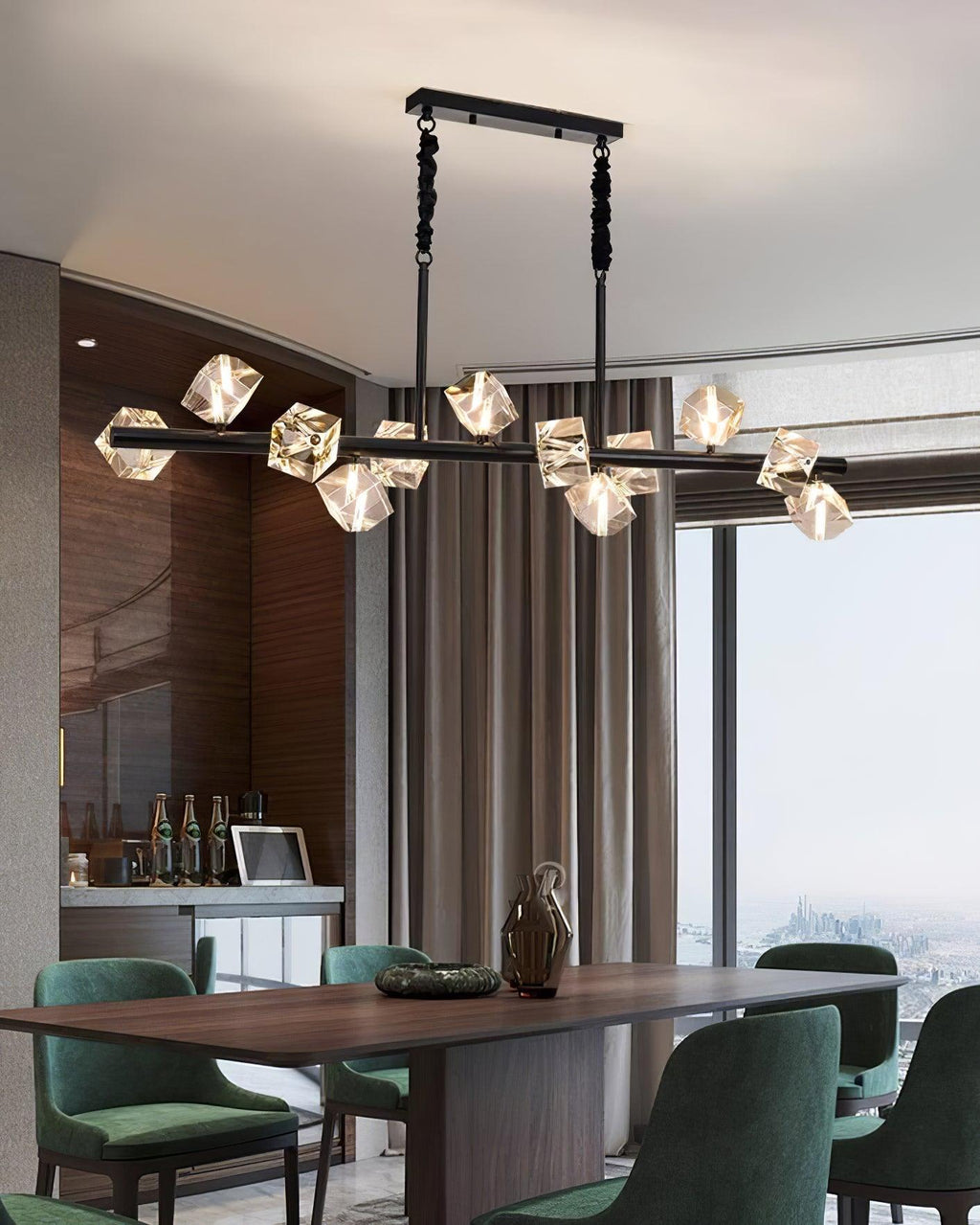 Eurthiel Lustre Pendentif Cristal Luxe - Neutralighting