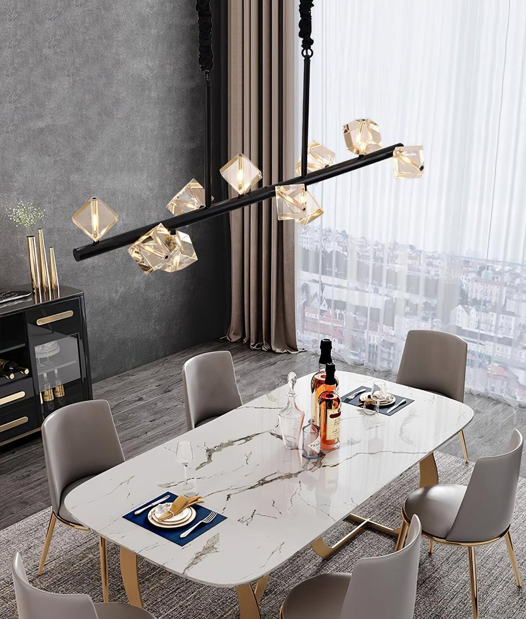 Eurthiel Lustre Pendentif Cristal Luxe - Neutralighting
