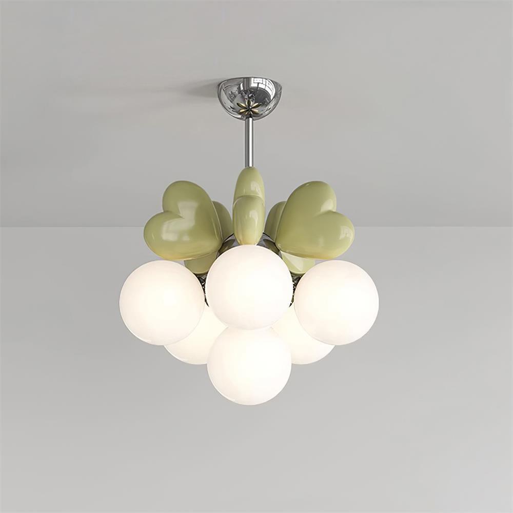 Lustre Cœur Accents Globe Nuances Espiègle Moderne - Neutralighting
