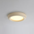 Lumence Plafonnier beige encastré avec rosace en acrylique minimaliste - Neutralighting