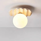 Ritta Plafonnier Travertin Verre - Neutralighting