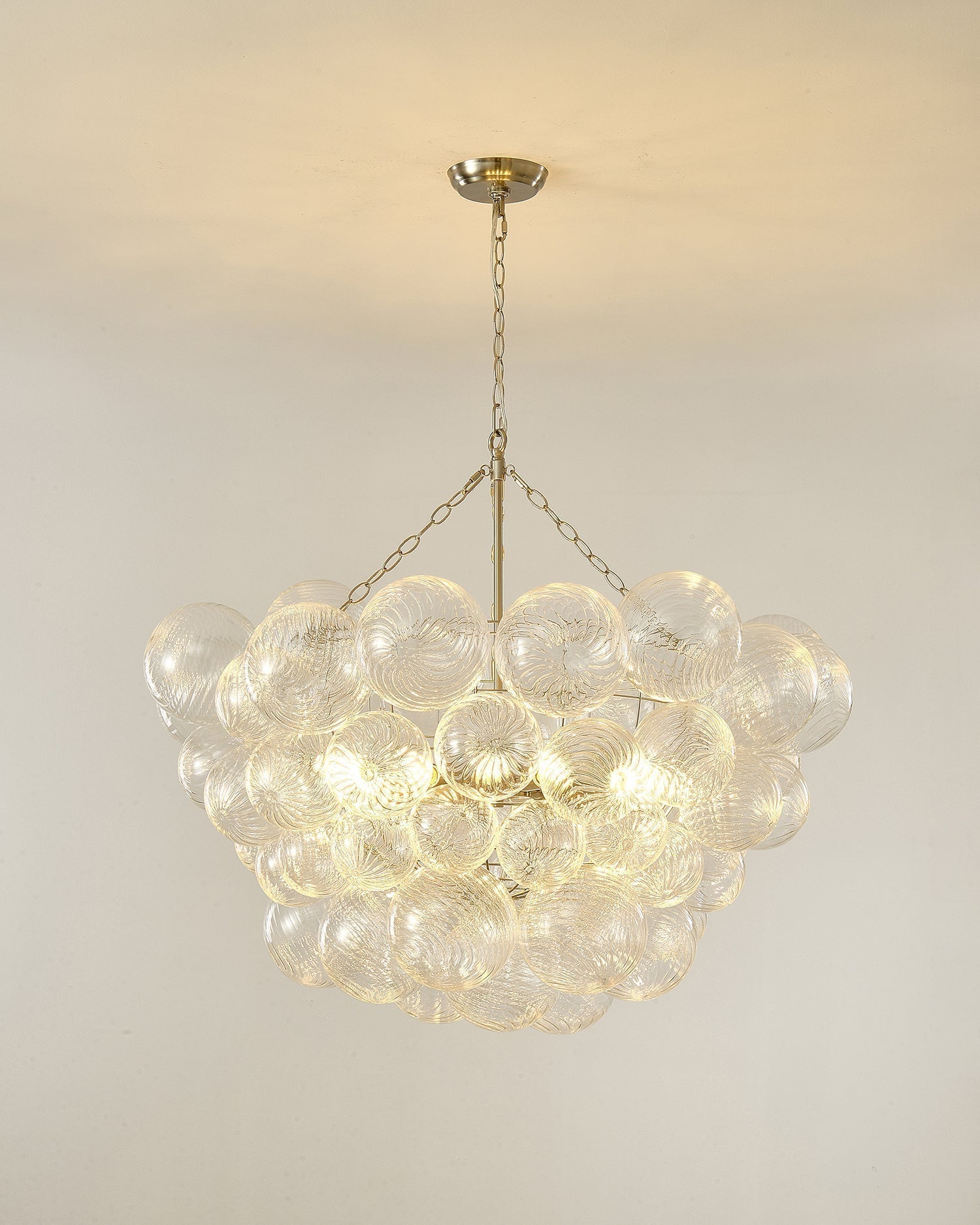 Talia Lustre Sphère en Verre Cascade - Neutralighting