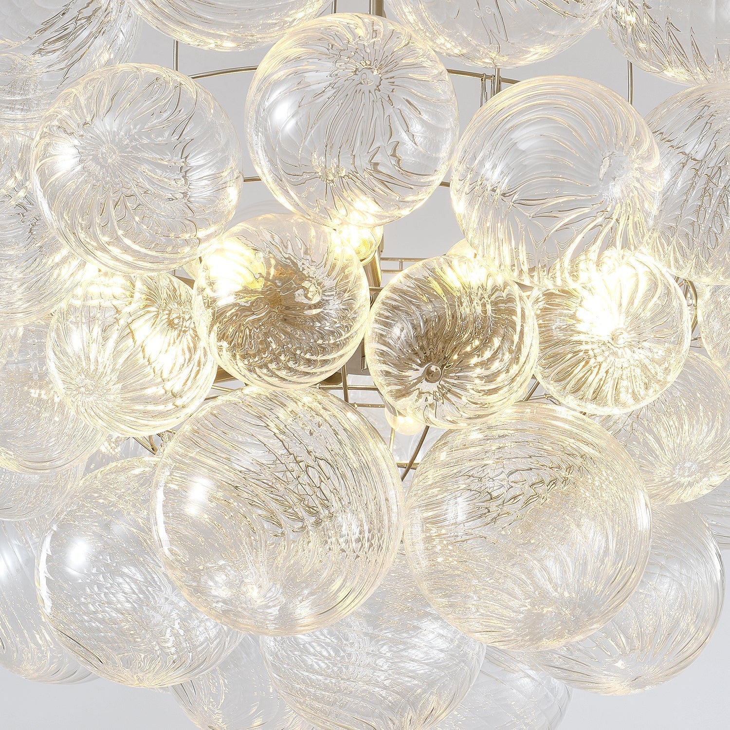 Talia Lustre Sphère en Verre Cascade - Neutralighting