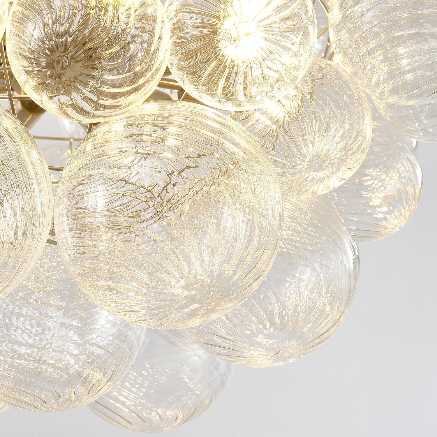 Talia Lustre Sphère en Verre Cascade - Neutralighting