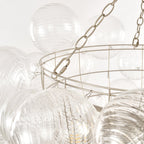 Talia Lustre Sphère en Verre Cascade - Neutralighting