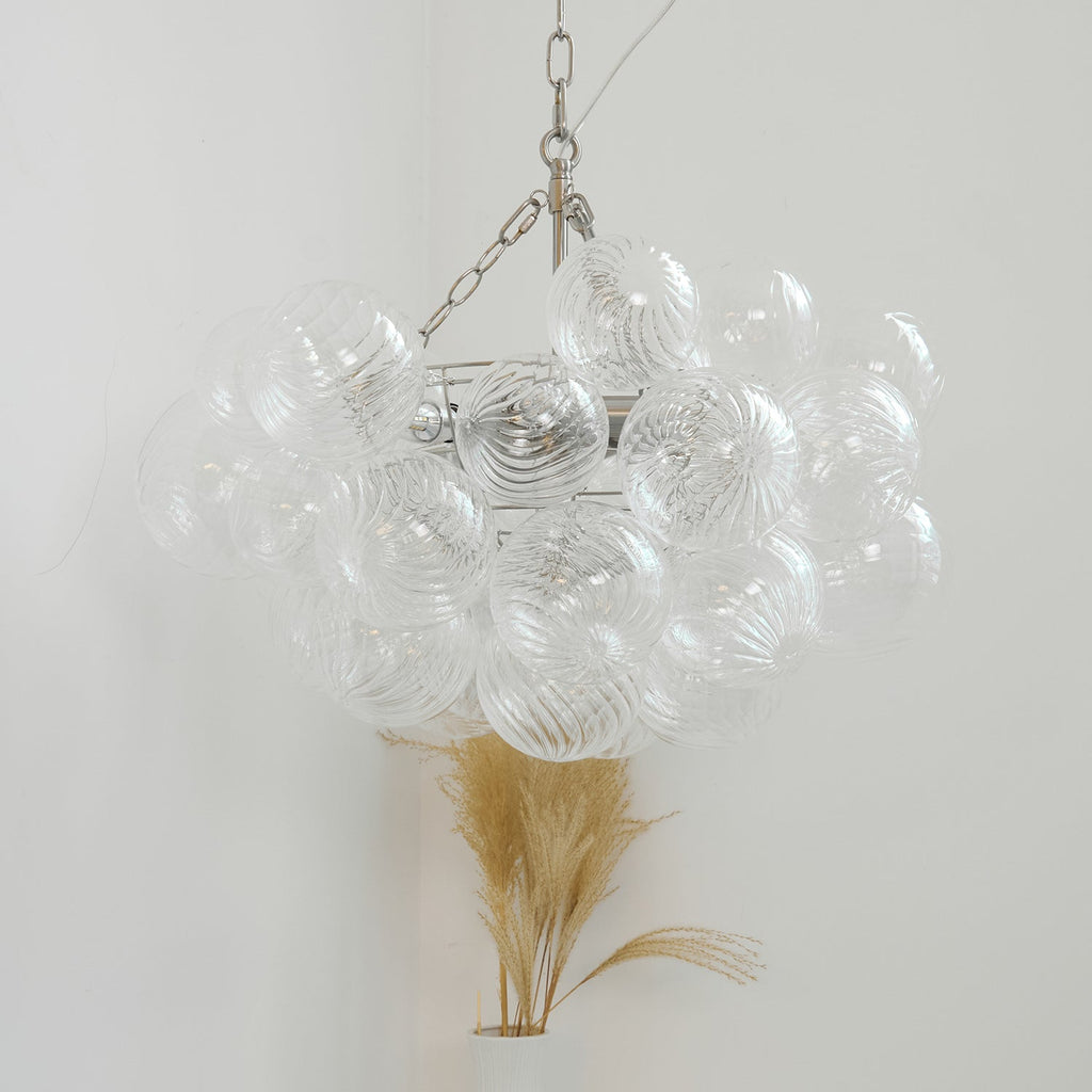 Talia Lustre Sphère en Verre Cascade - Neutralighting