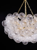 Talia Lustre Sphère en Verre Cascade - Neutralighting