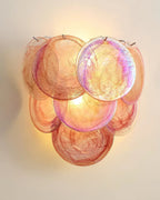 Opalara Applique Murale Coquillage Capiz Rose - Neutralighting