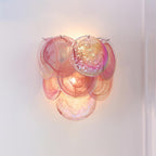 Opalara Applique Murale Coquillage Capiz Rose - Neutralighting