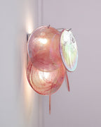 Opalara Applique Murale Coquillage Capiz Rose - Neutralighting