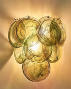 Opalara Applique Murale Coquillage Capiz Rose - Neutralighting