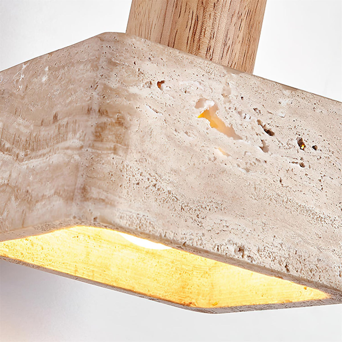 Ritta Suspension Carrée en Travertin - Neutralighting