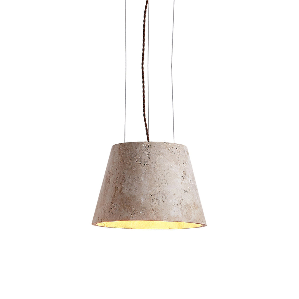 Ovelir Moderne Minimaliste Travertin Suspension - Neutralighting