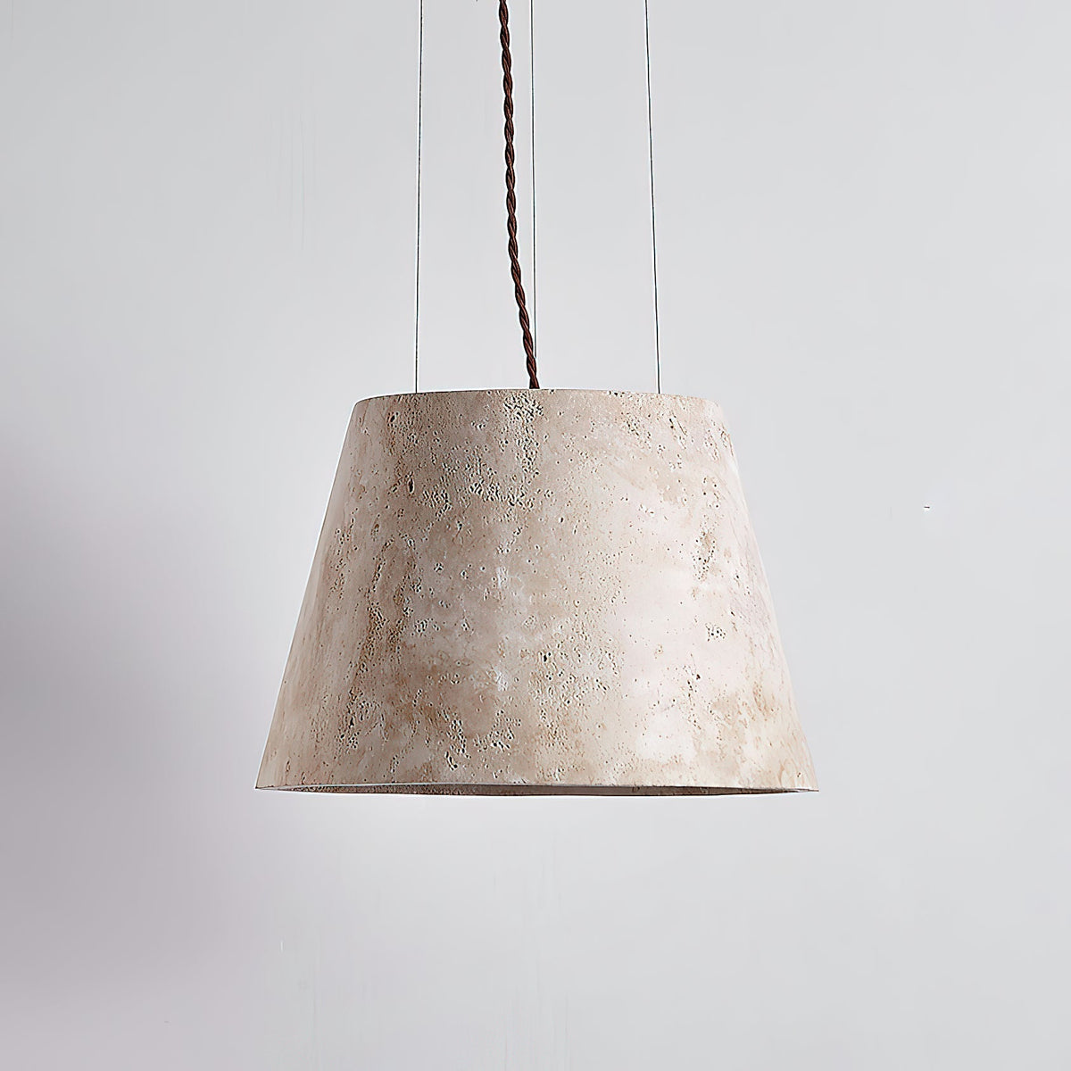 Ovelir Moderne Minimaliste Travertin Suspension - Neutralighting