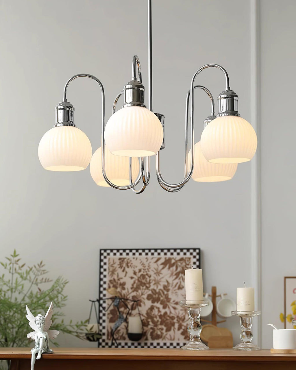Tamara Chandelier Globe Rétro Mid-Century - Neutralighting