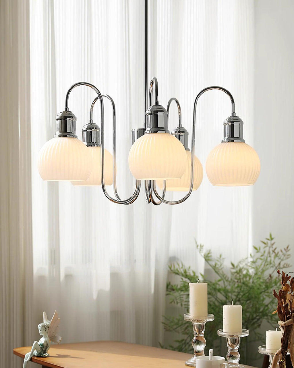 Tamara Chandelier Globe Rétro Mid-Century - Neutralighting