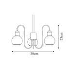 Tamara Chandelier Globe Rétro Mid-Century - Neutralighting
