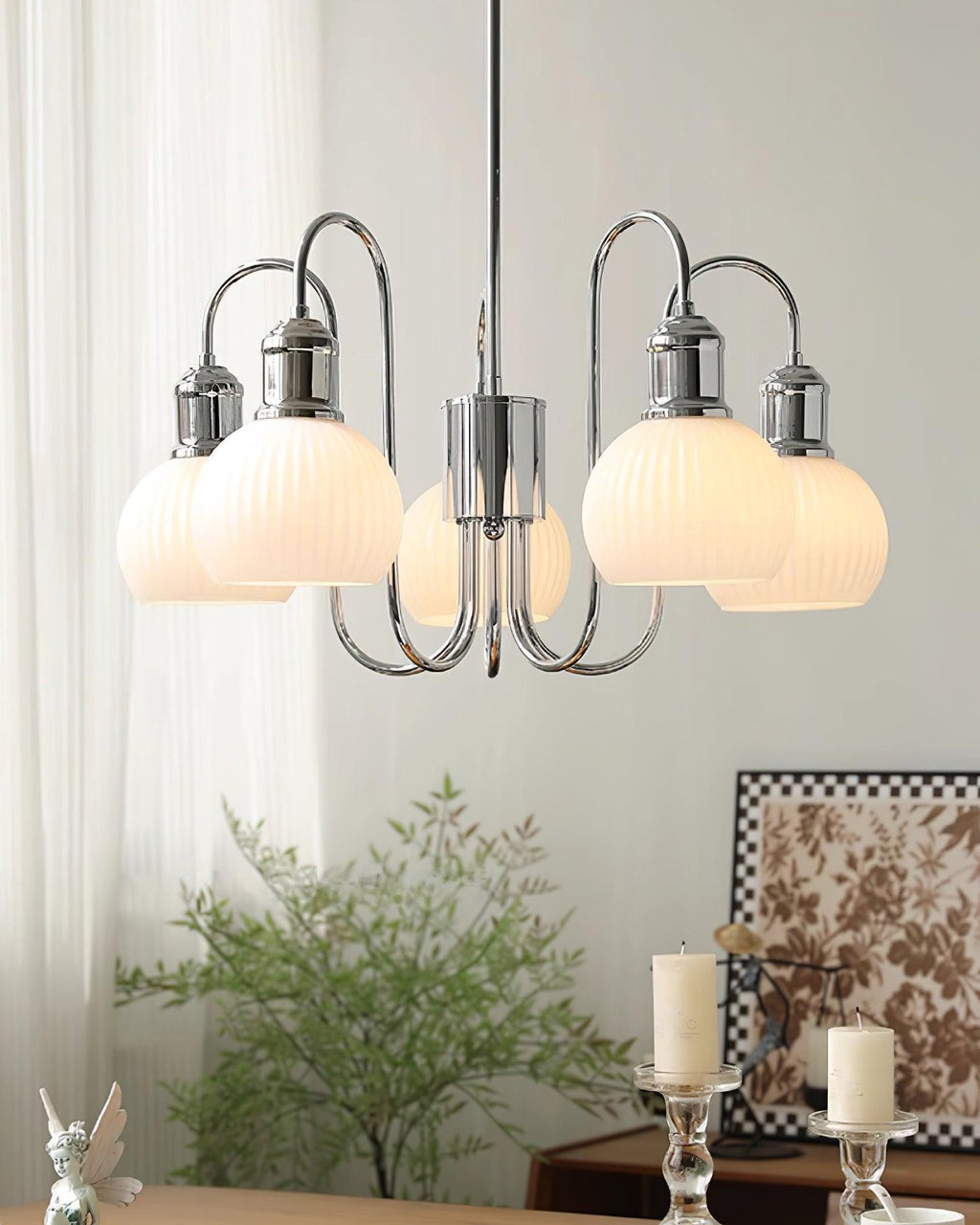 Tamara Chandelier Globe Rétro Mid-Century - Neutralighting