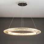 Lustra Chandelier Géométrique Cristal LED Élégant - Neutralighting