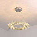 Lustra Chandelier Géométrique Cristal LED Élégant - Neutralighting
