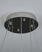 Lustra Chandelier Géométrique Cristal LED Élégant - Neutralighting