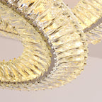 Lustra Chandelier Géométrique Cristal LED Élégant - Neutralighting