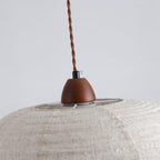 Evano Lustra Lampe Suspendue Dôme Tissé Élégante - Neutralighting