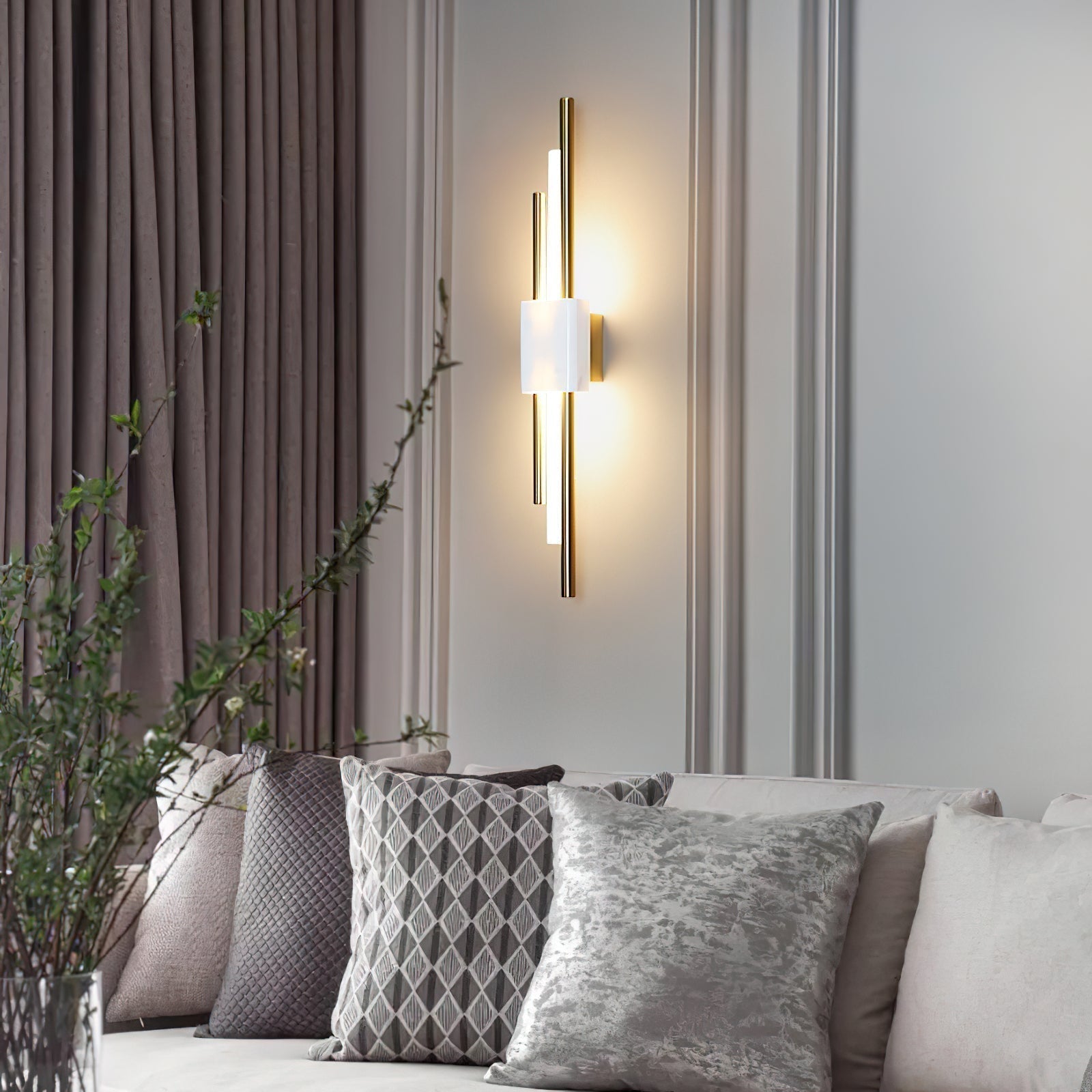 Trista Premium Nordic Art Plug In Marble Wall Light - Neutralighting