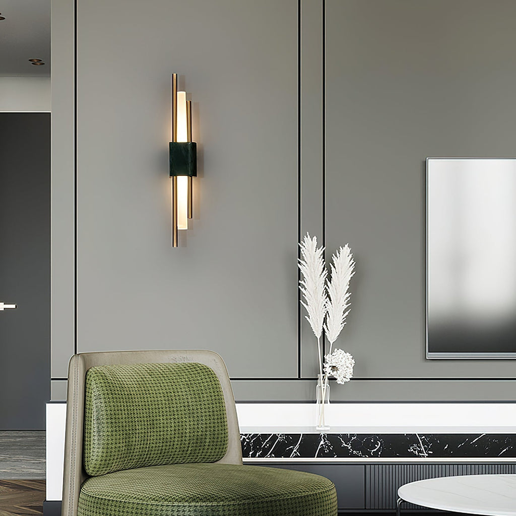Trista Premium Nordic Art Plug In Marble Wall Light - Neutralighting