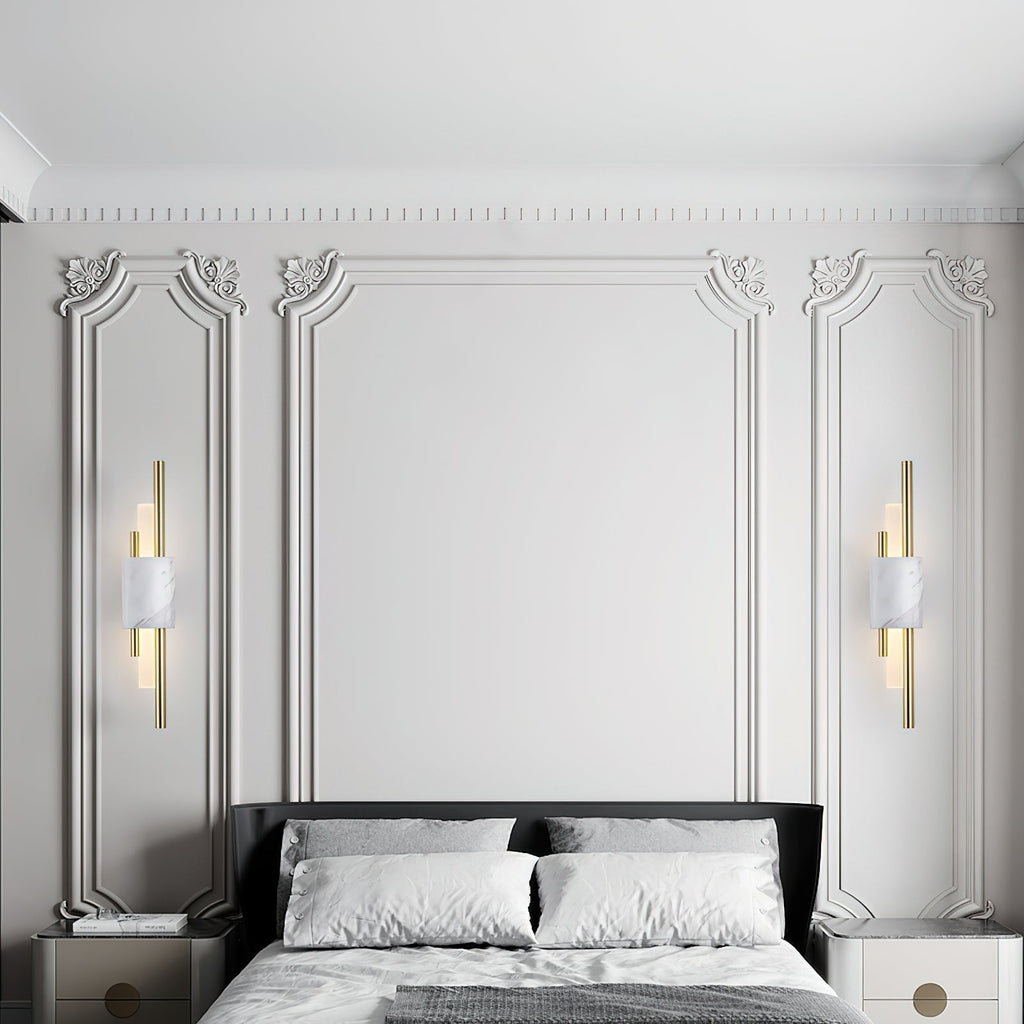 Trista Premium Nordic Art Plug In Marble Wall Light - Neutralighting