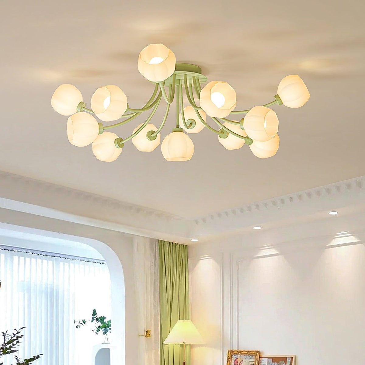 Florina Plafonnier Fleuri Luxueux - Neutralighting