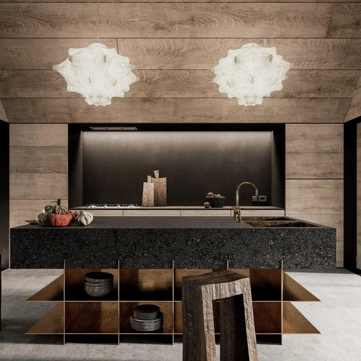 Lumina Suspension en Soie Contemporaine - Neutralighting