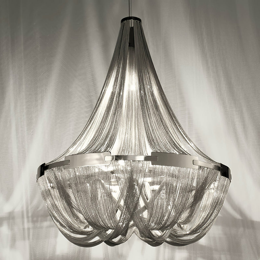 Solara Chandelier Gland Chaîne en Aluminium - Neutralighting