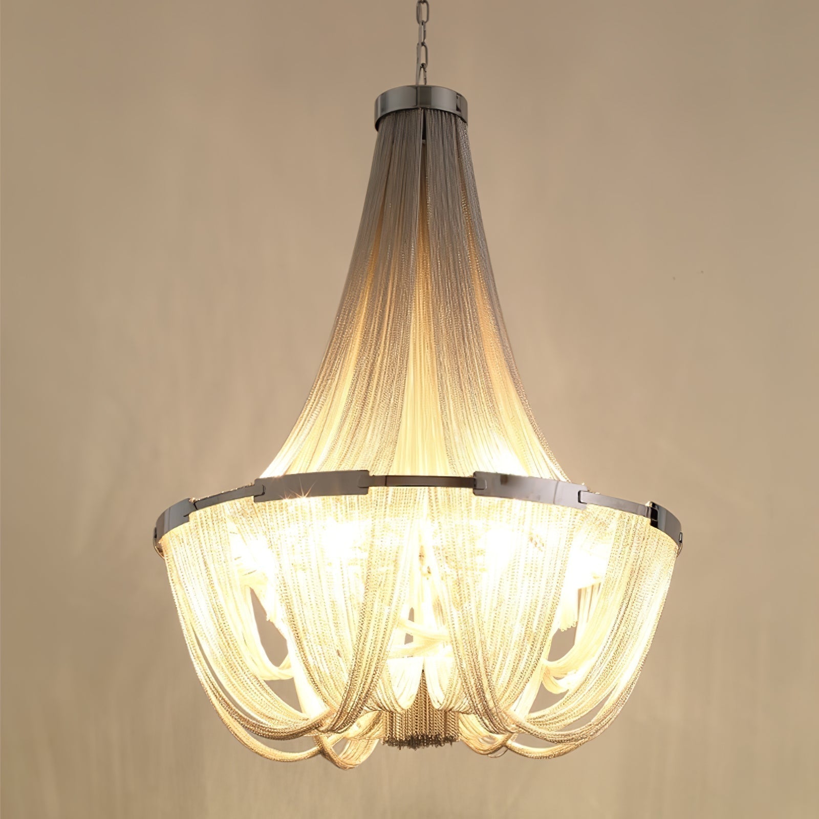 Solara Chandelier Gland Chaîne en Aluminium - Neutralighting