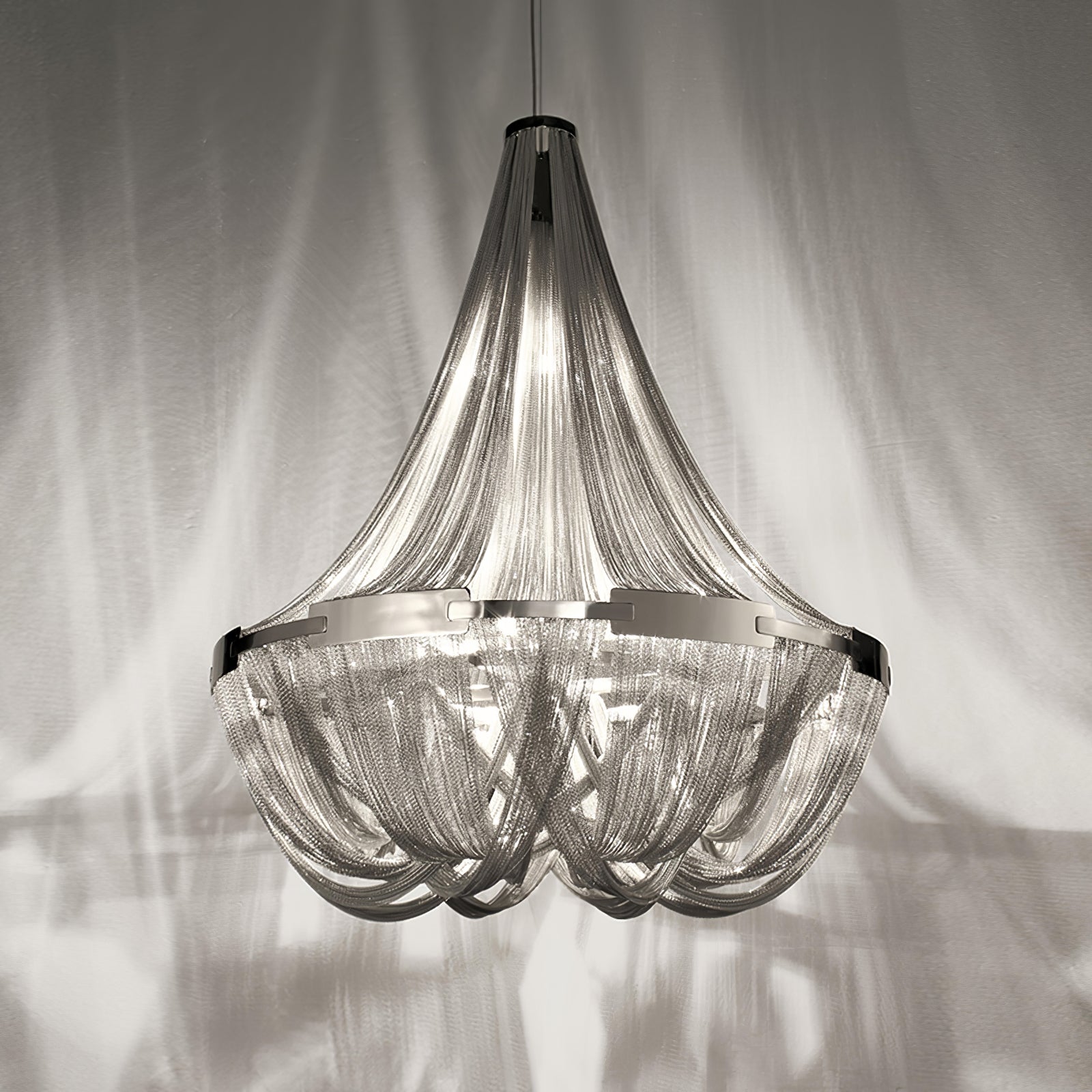 Solara Chandelier Gland Chaîne en Aluminium - Neutralighting
