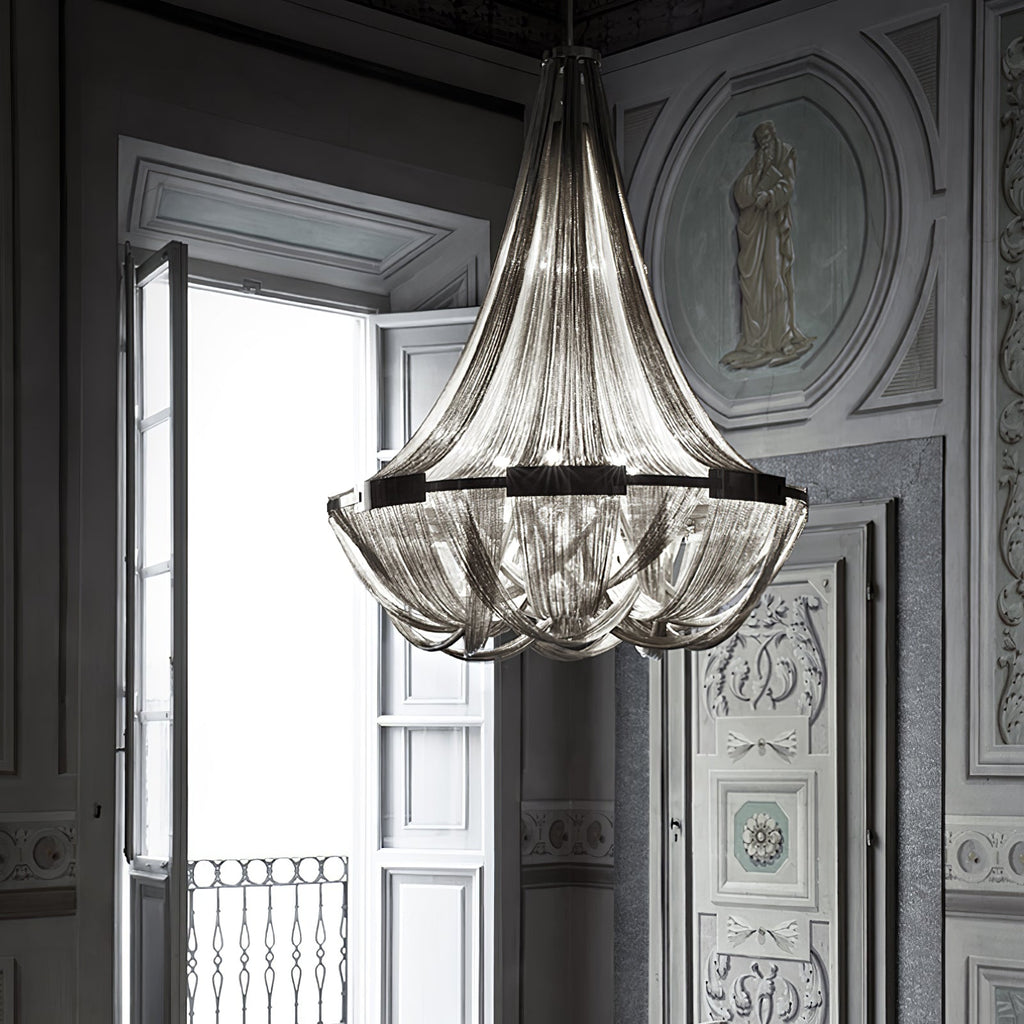 Solara Chandelier Gland Chaîne en Aluminium - Neutralighting