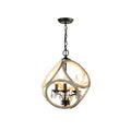 Viraearae Prime Nordique Cristal Bois Suspension - Neutralighting