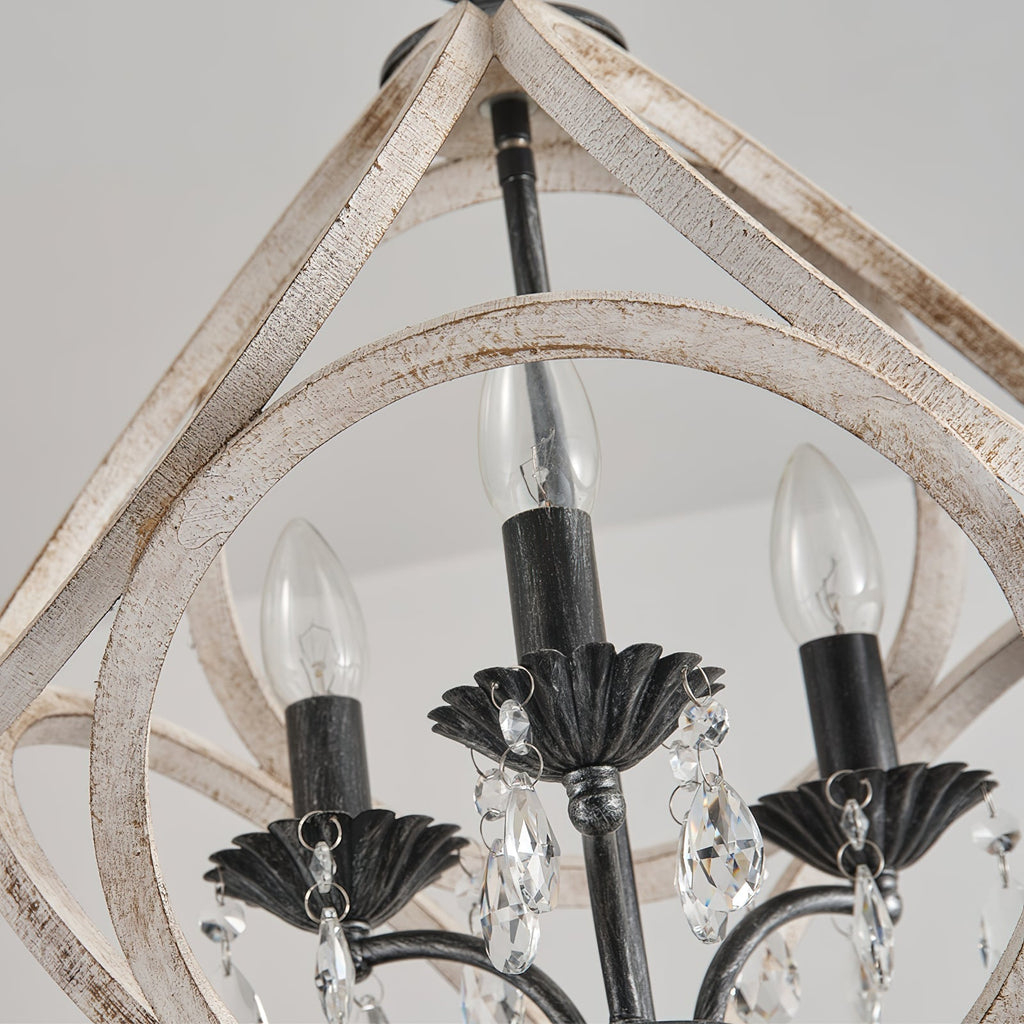 Viraearae Prime Nordique Cristal Bois Suspension - Neutralighting