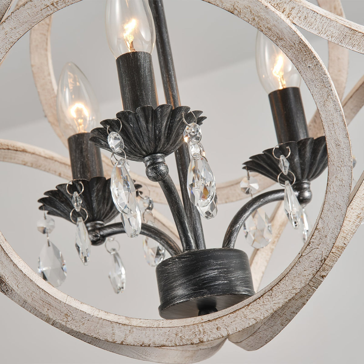 Viraearae Prime Nordique Cristal Bois Suspension - Neutralighting