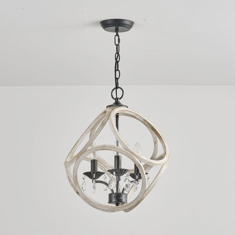 Viraearae Prime Nordique Cristal Bois Suspension - Neutralighting